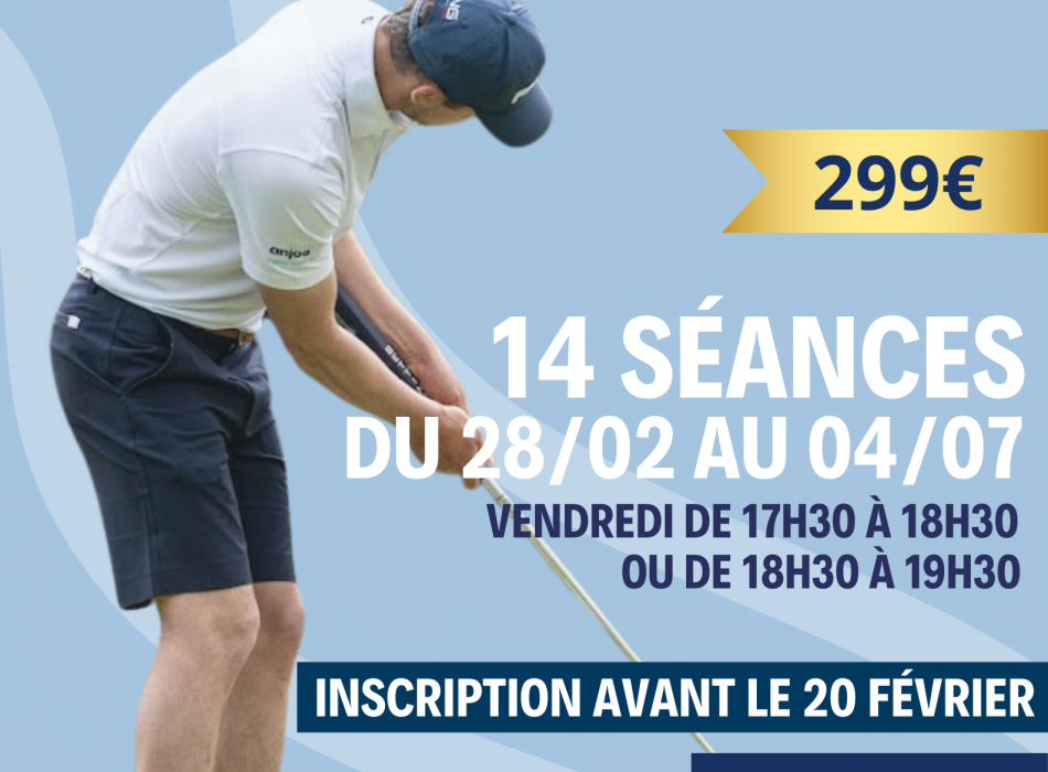 École de Golf Adultes – Session Été 2025