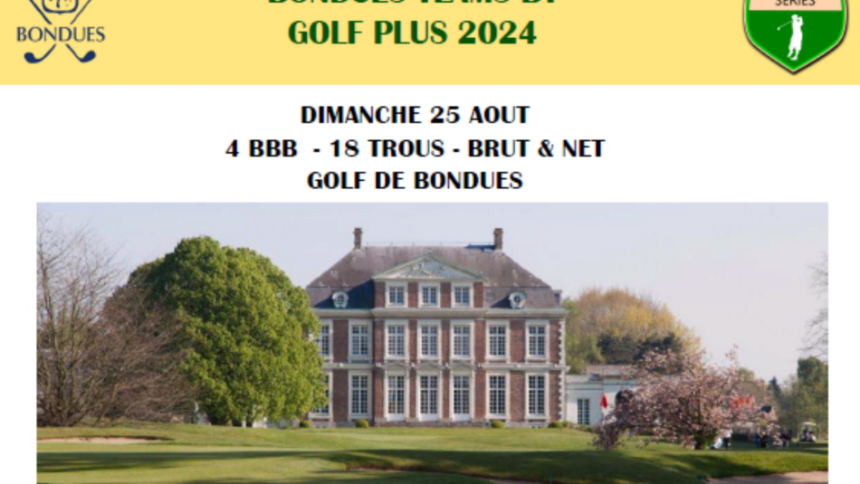 S'inscrire à la Bondues Teams by Golf Plus 2024