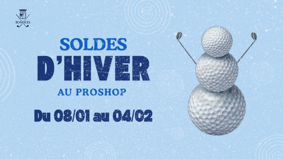 Soldes d’Hiver au Proshop